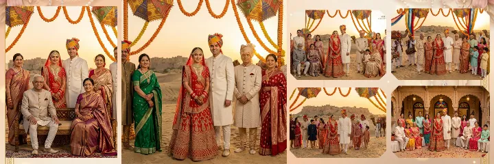 Rajasthani Wedding PSD Album Layout HD Customizable