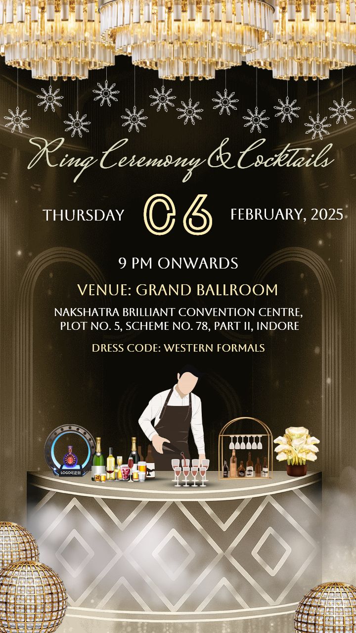 Golden Wedding Invitation Radiating Joy and Elegance