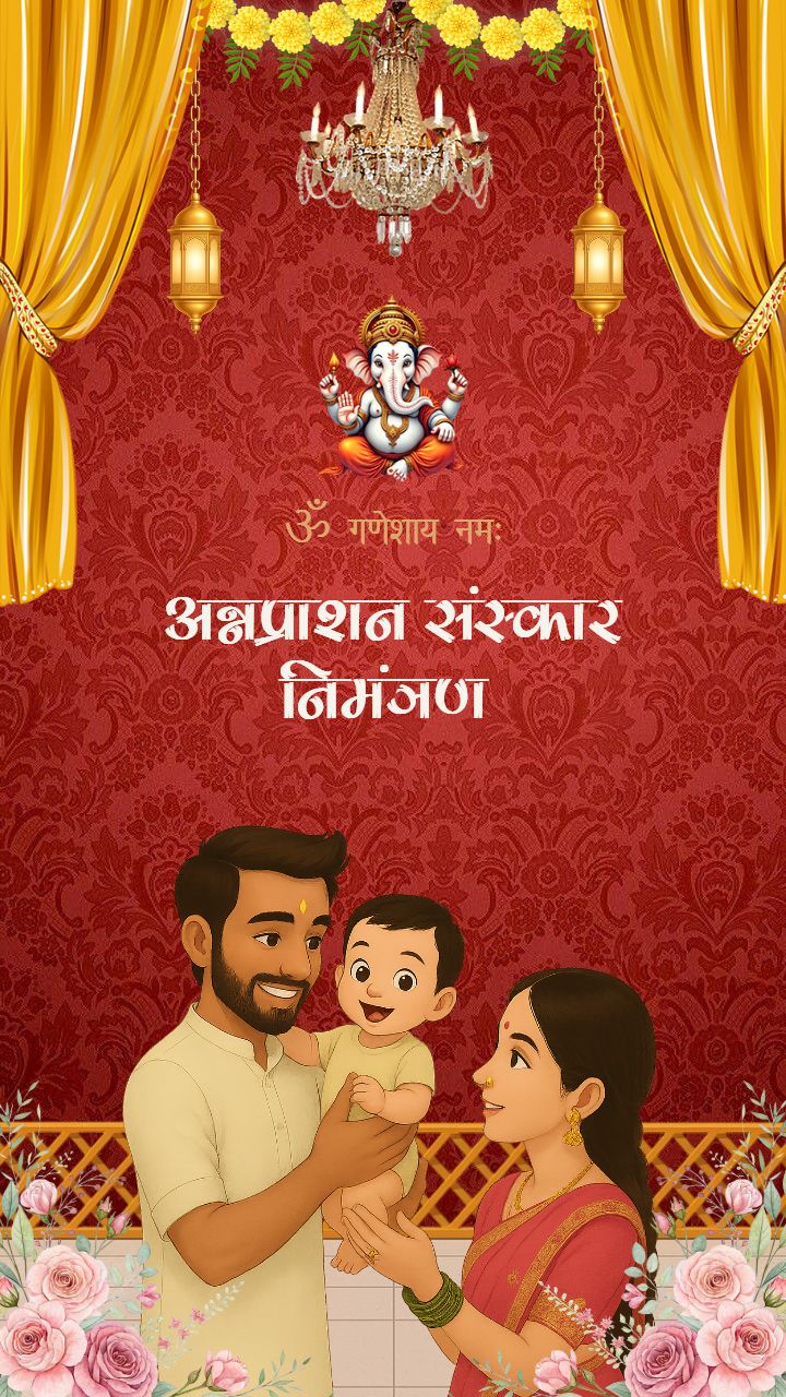 Personalized Annaprashan Sanskar Video in Hindi