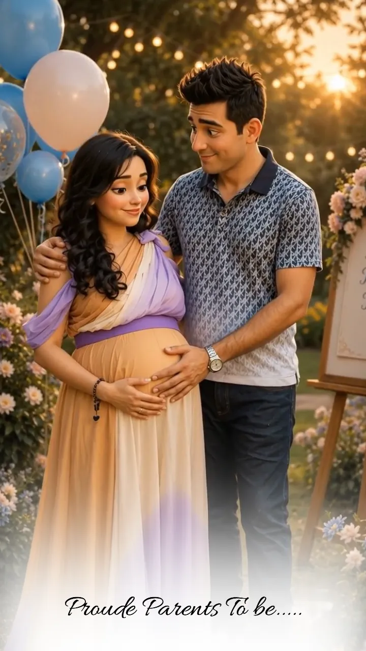 3D Pregnancy Announcement Video for Gender Reveal Joy