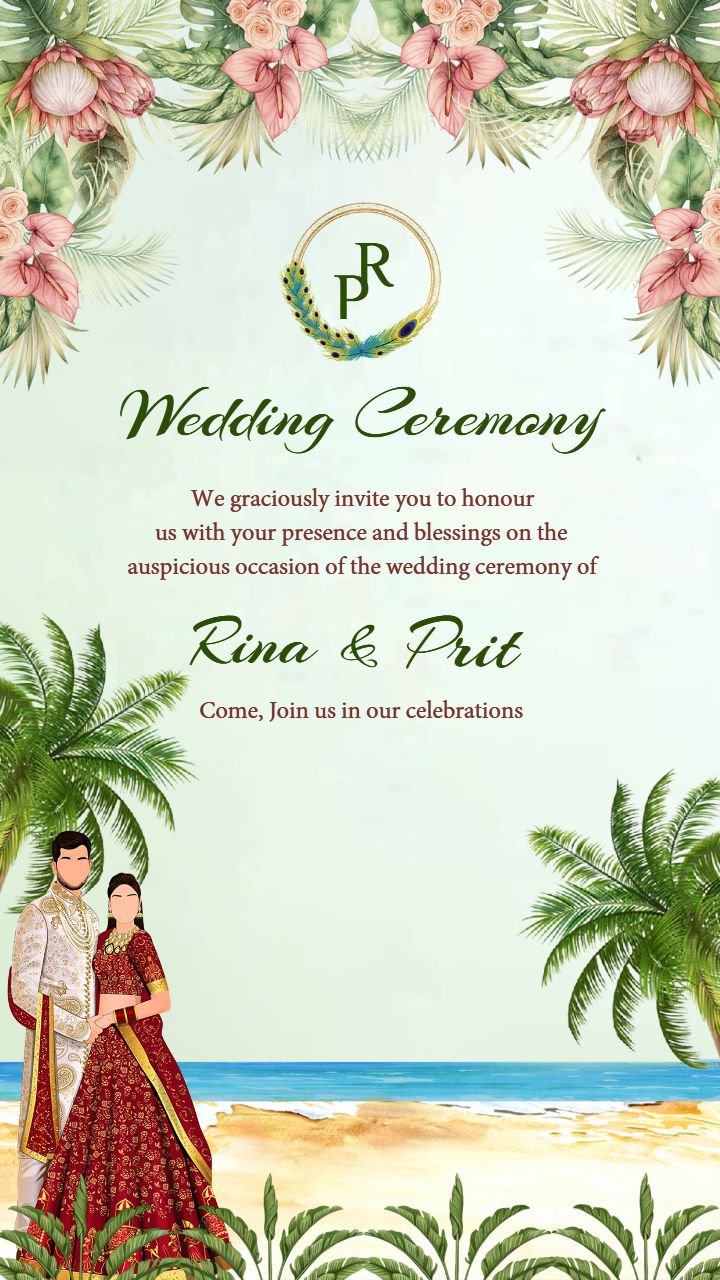 Wedding Invitation Card with Luxury Look Online