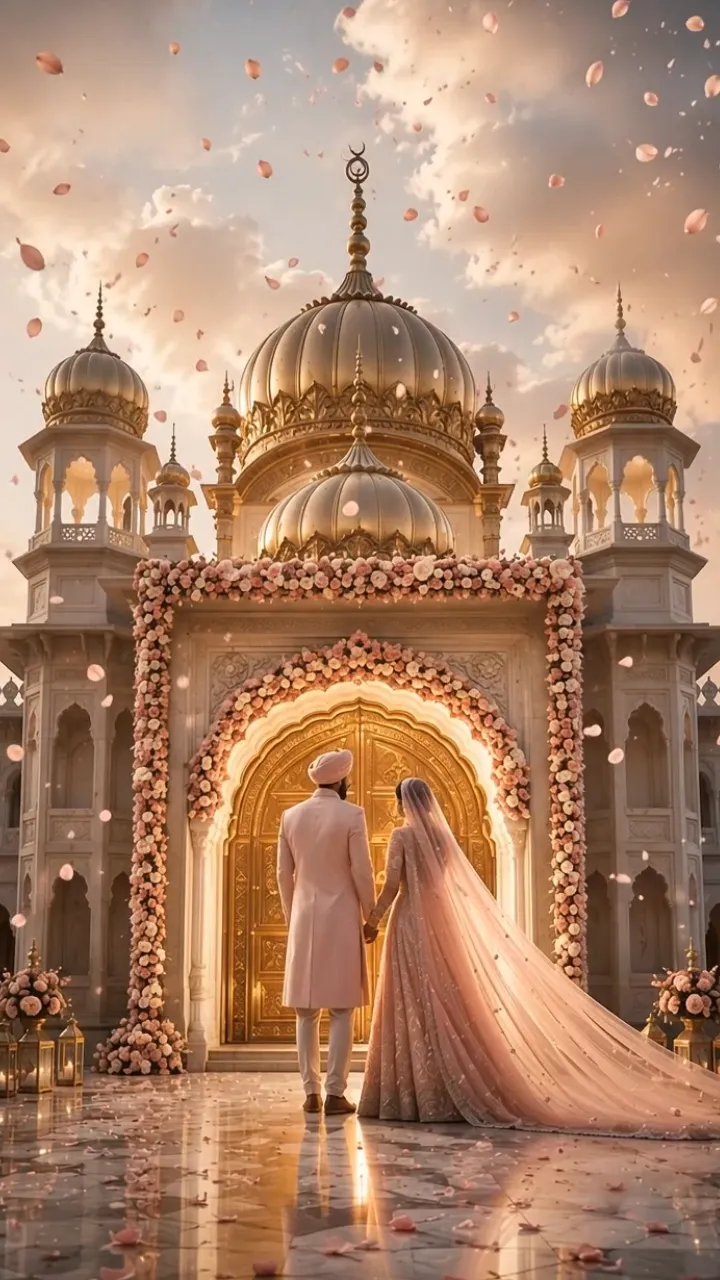 3D Punjabi Wedding Invitation Video with Royal Sikh Designs
