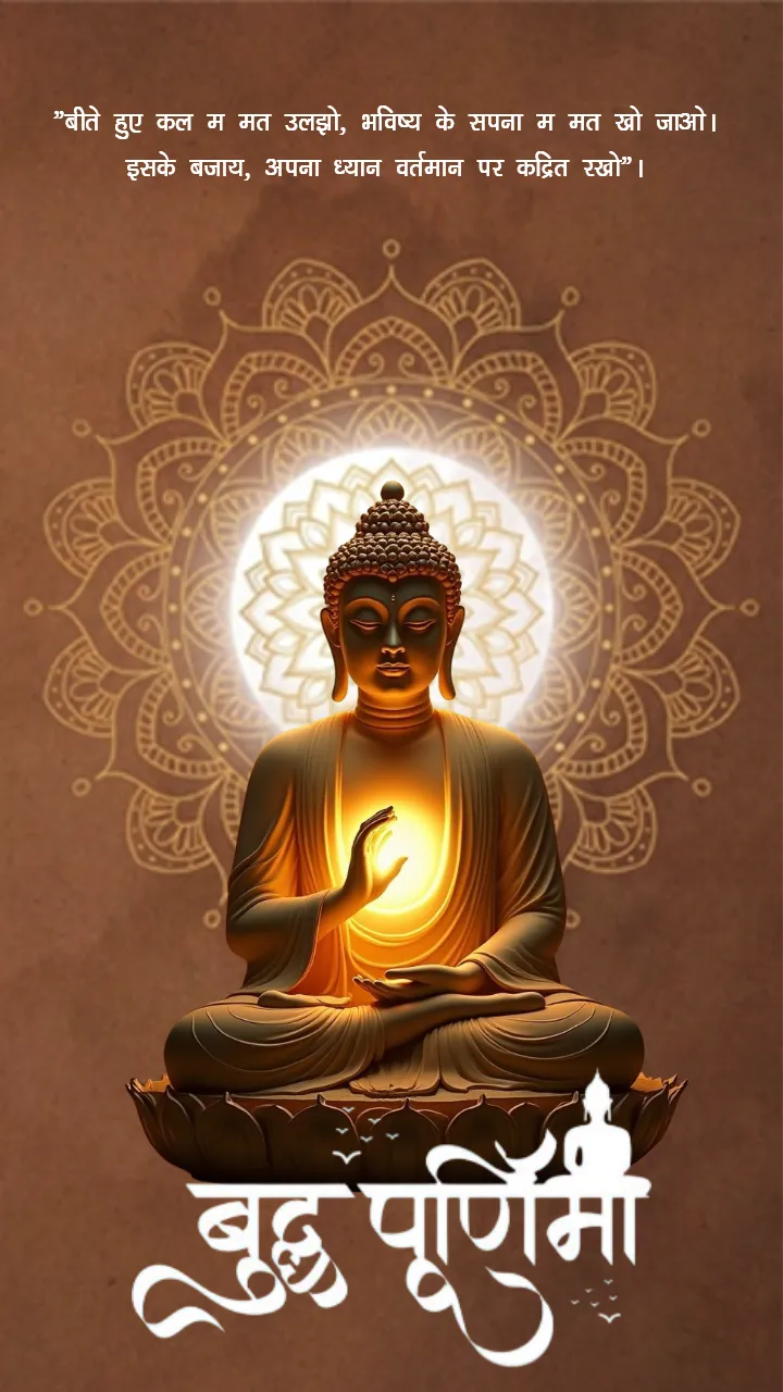Simple Happy Buddha Purnima Quotes in Hindi for Everyone