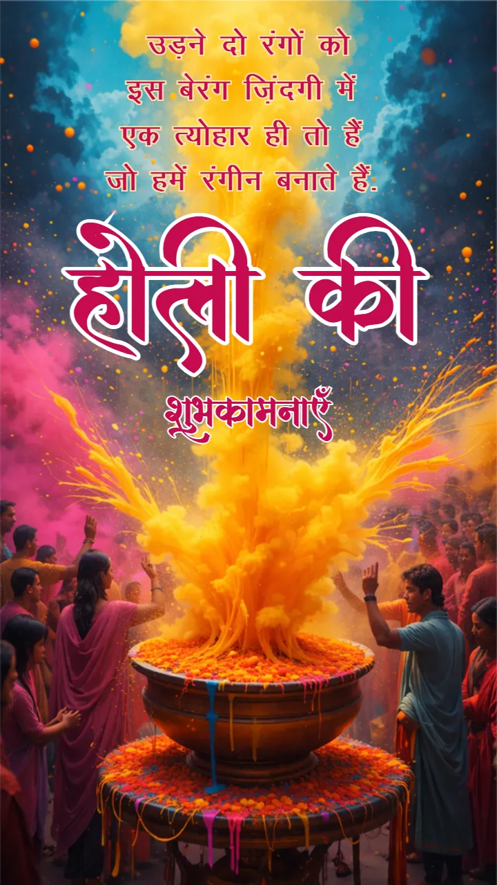 Happy Latest Holi Quotes Hindi 2026 for Social Media