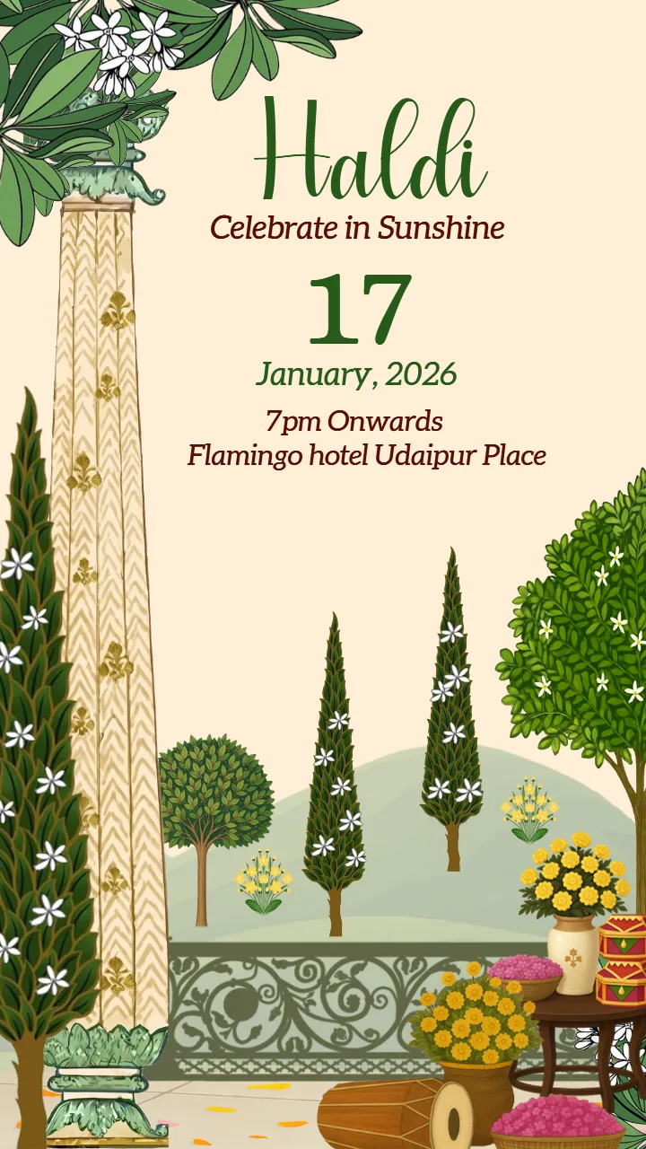 indian wedding invitation video outdoor wedding style