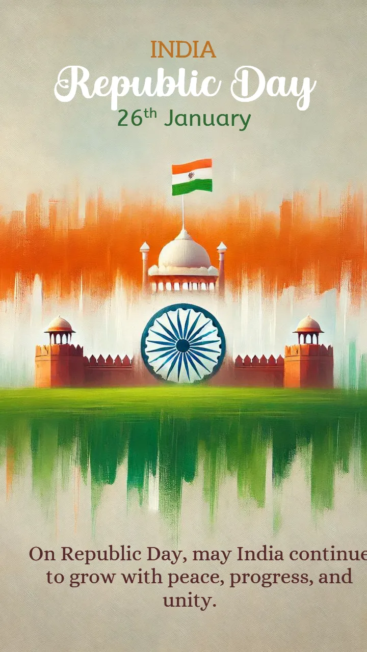 26 January Republic Day Status Video with Flag Hoisting Feel