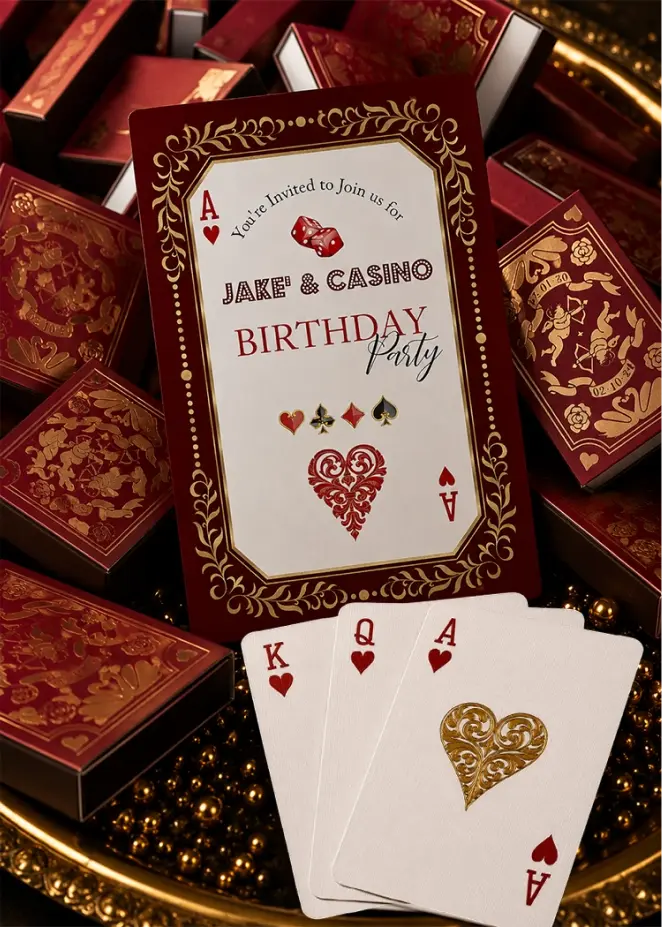 Best Birthday Playing Card Design for Stationery