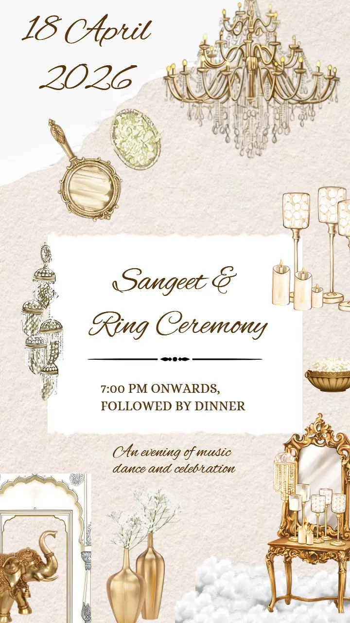 wedding invitation video Luxury Destination Theme