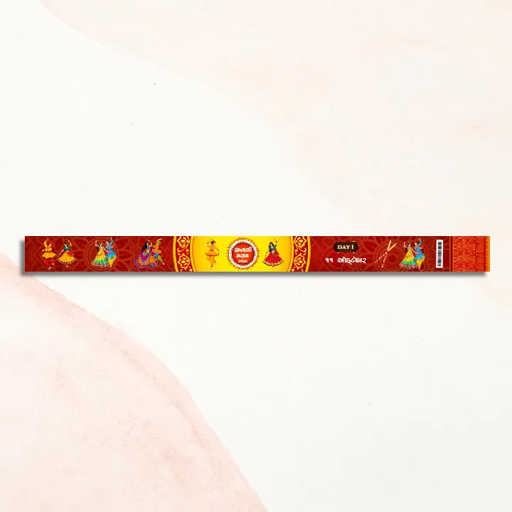 Garba Wristband Design for Dandiya Raas Entry