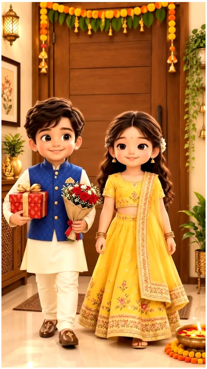 Bhai Dooj Invitation Video in Hindi for Family Celebration
