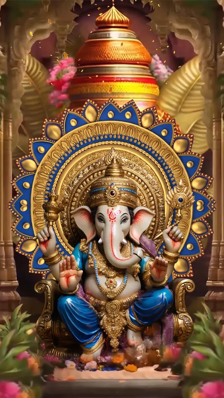 Hindi Wedding Invitation Video Traditional Mandap Theme