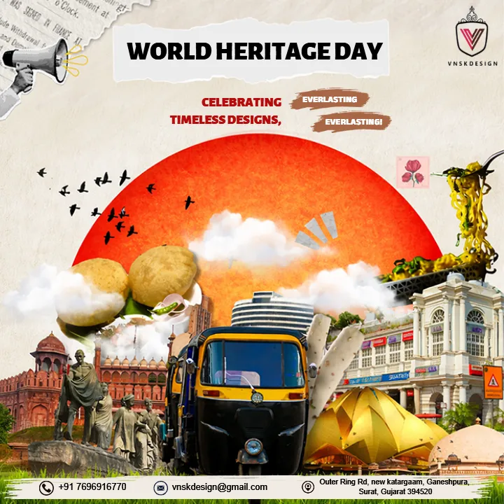 World Heritage Day Branding Post Ideas for Campaigns