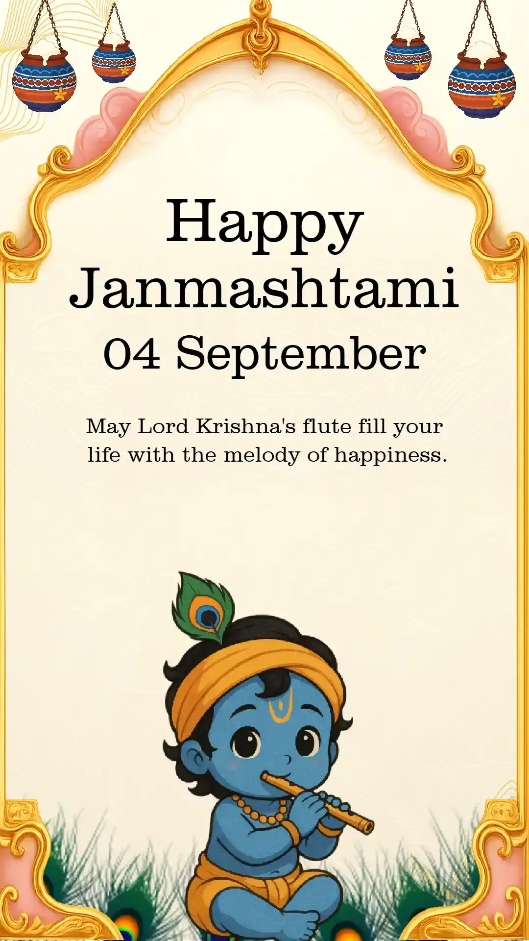 Happy Krishna Janmashtami 2025 Status Video Download