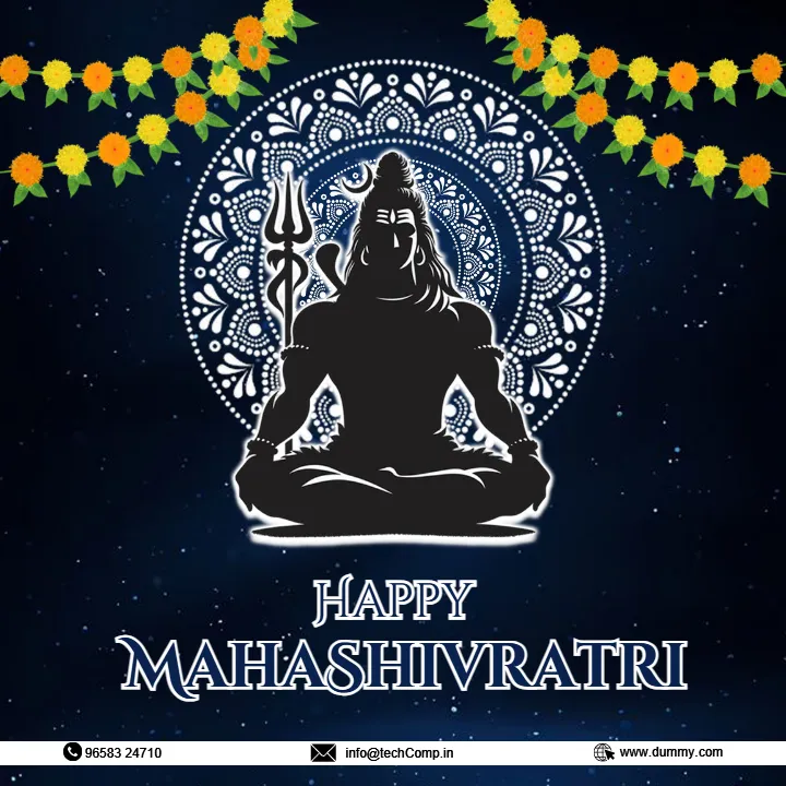 Download Special Mahashivratri Branding Post in English