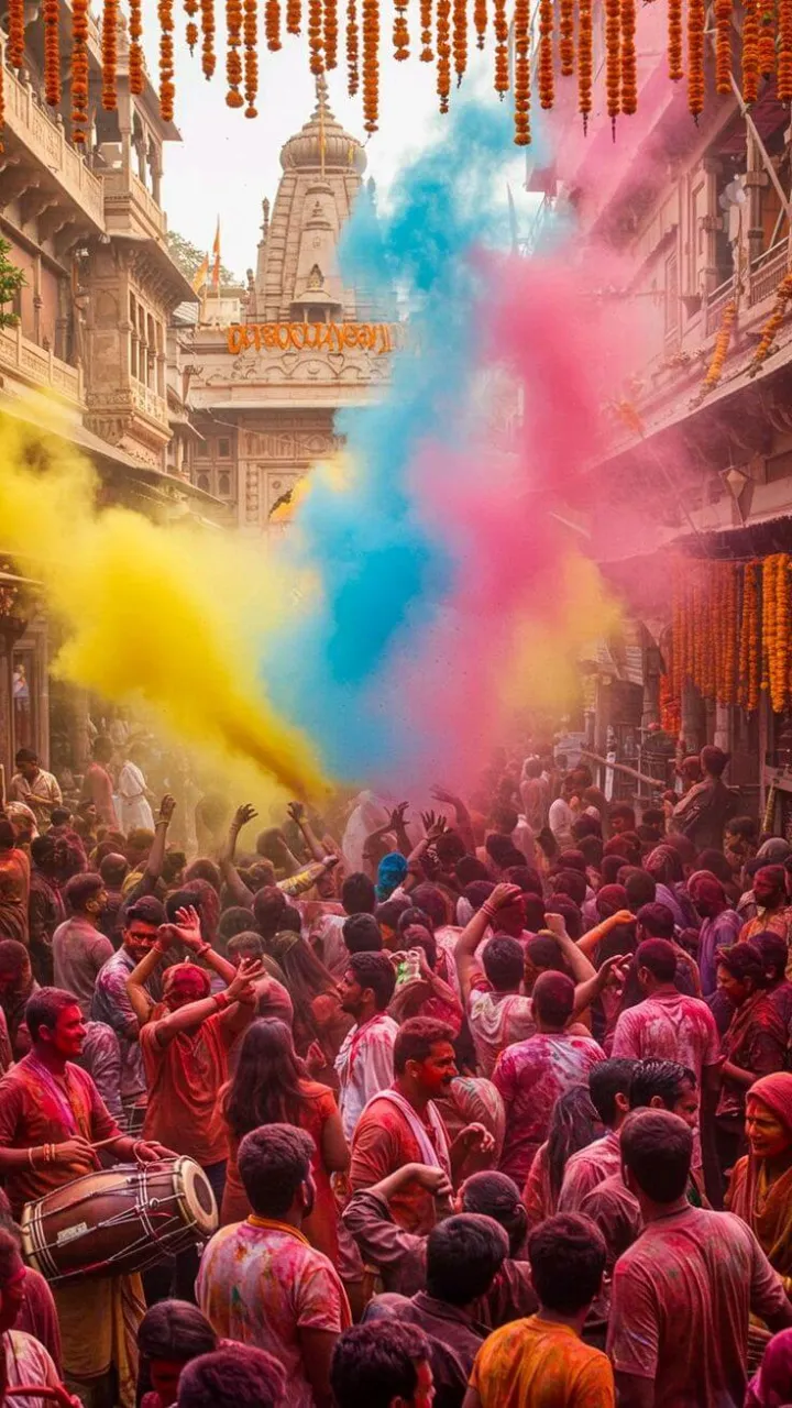 Modern Happy Holi Festival Status Video in English 2026