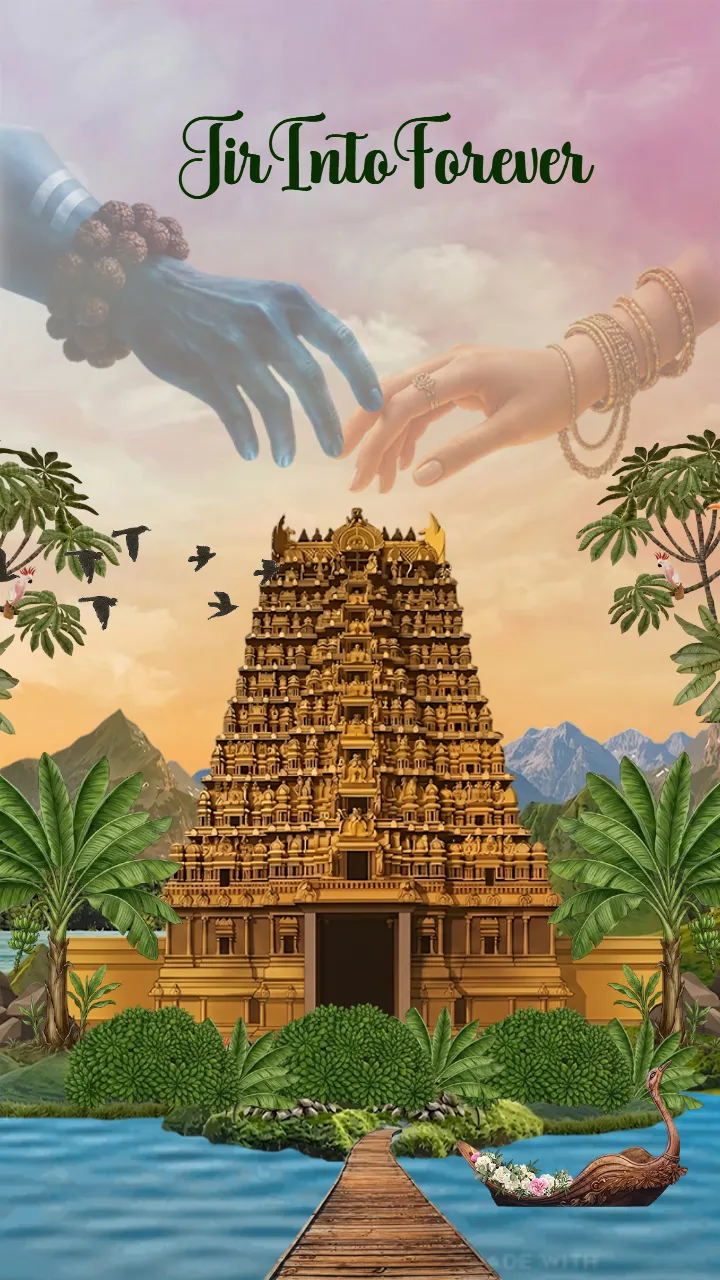 Wedding Invitation Video with South Indian Temple Theme