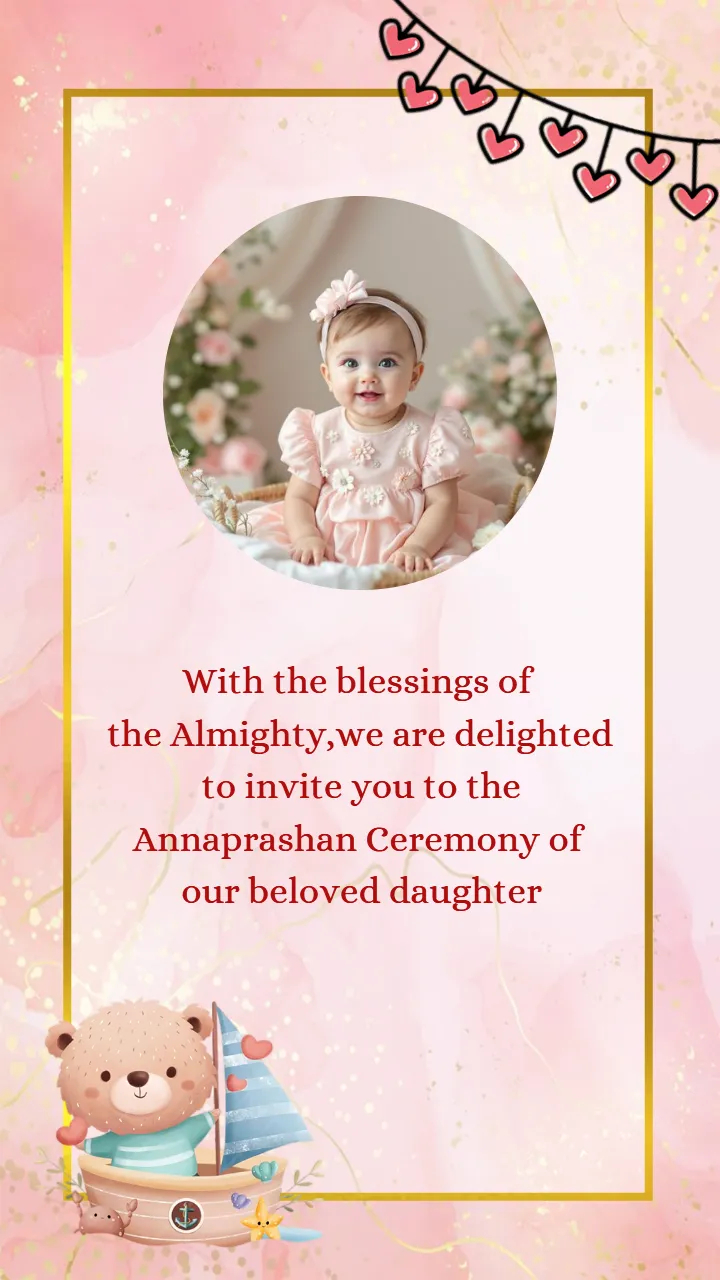 Annaprashan Invitation Video for Traditional Ceremony Event