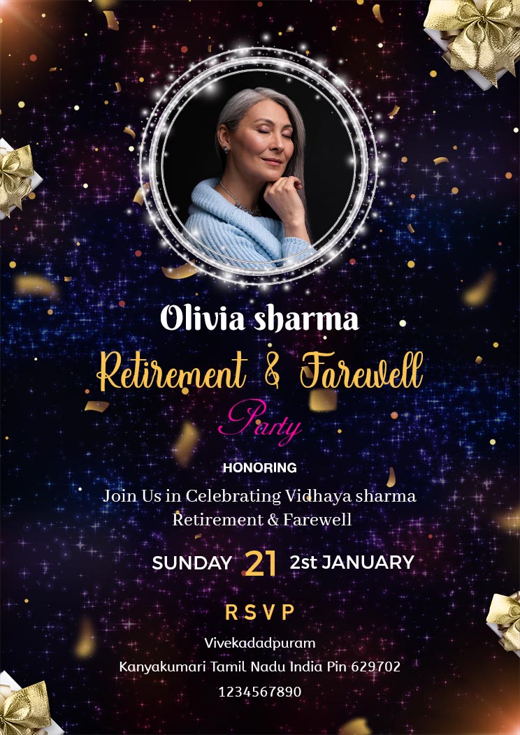 51+ Elegant Farewell Invitation Card Design Online For Free