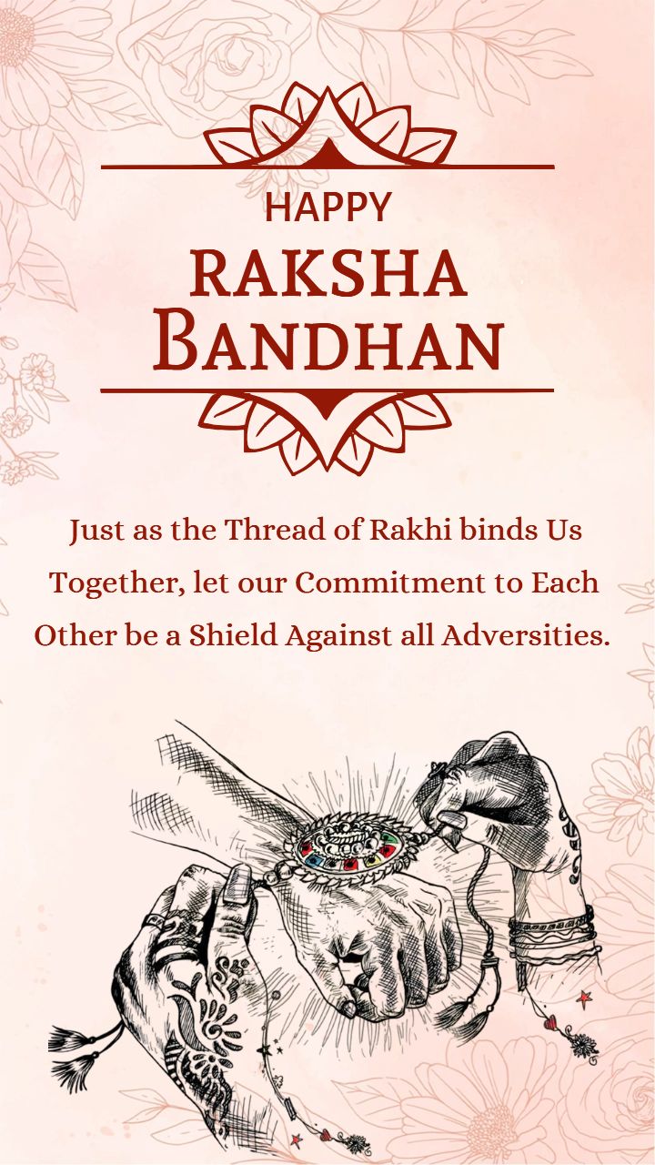 Beautiful Rakshabandhan Status video with Sketch Design