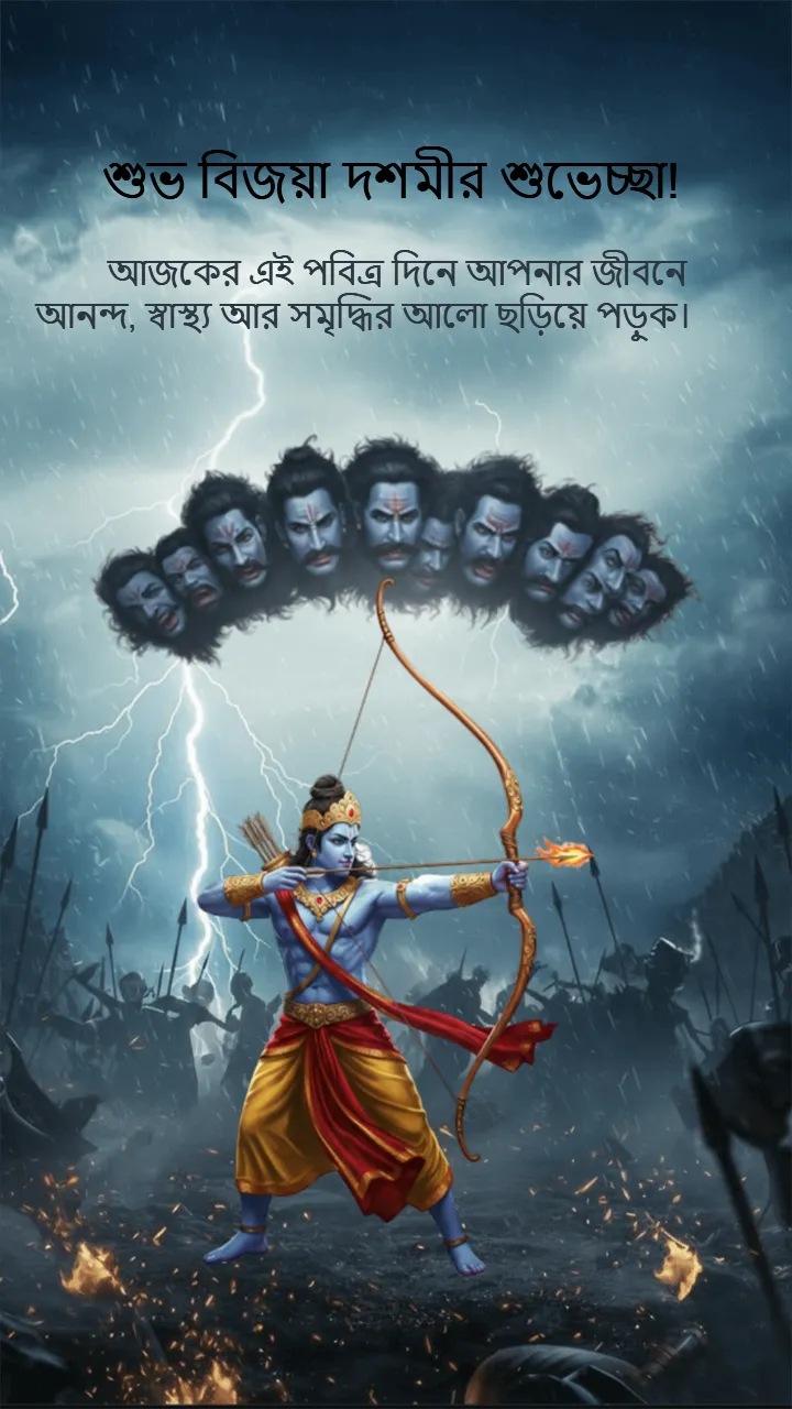 Best Happy Vijayadashami Status Video in Bengali 2025
