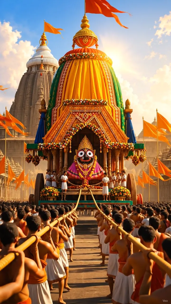 3D Jagannath Rath Yatra Invitation Video Online Download