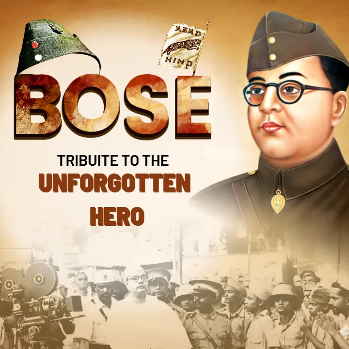 Subhash Chandra Bose Jayanti HD Wallpaper English