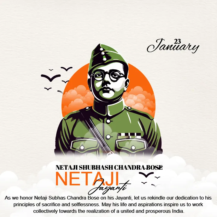 Subhash Chandra Bose Jayanti Images Free Download HD