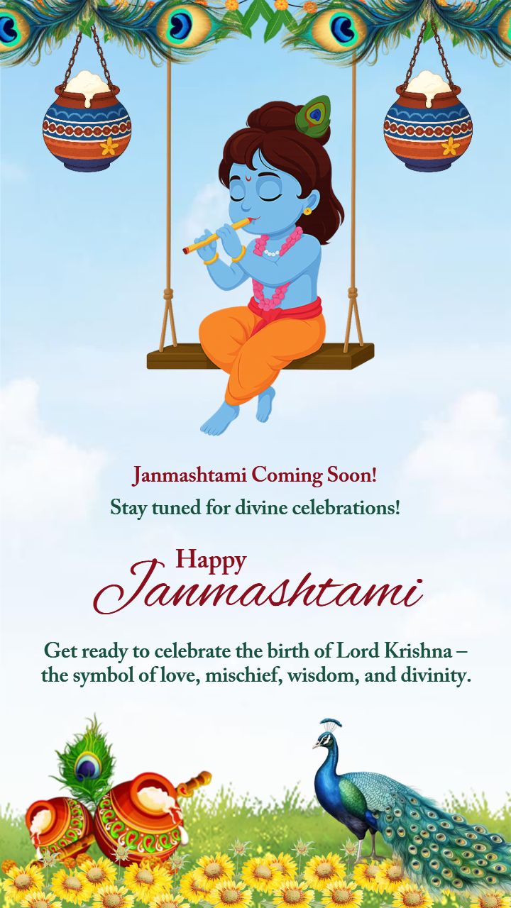Coming Soon Janmashtami Status Video Download Online
