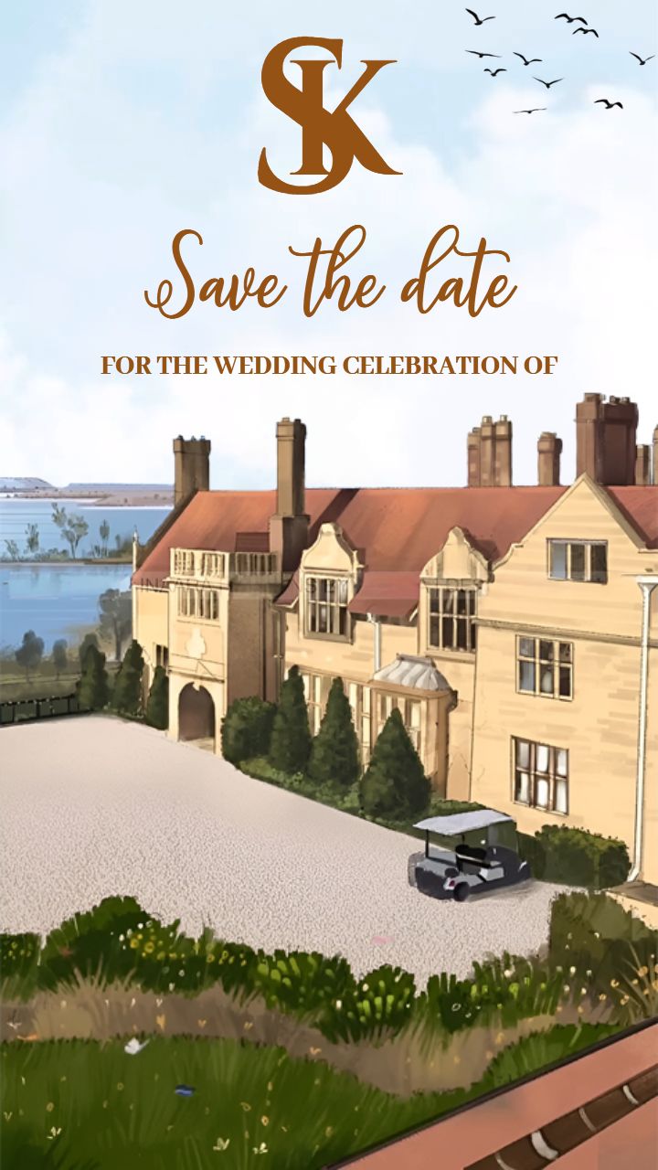 Custom Wedding Save The Date Template Online