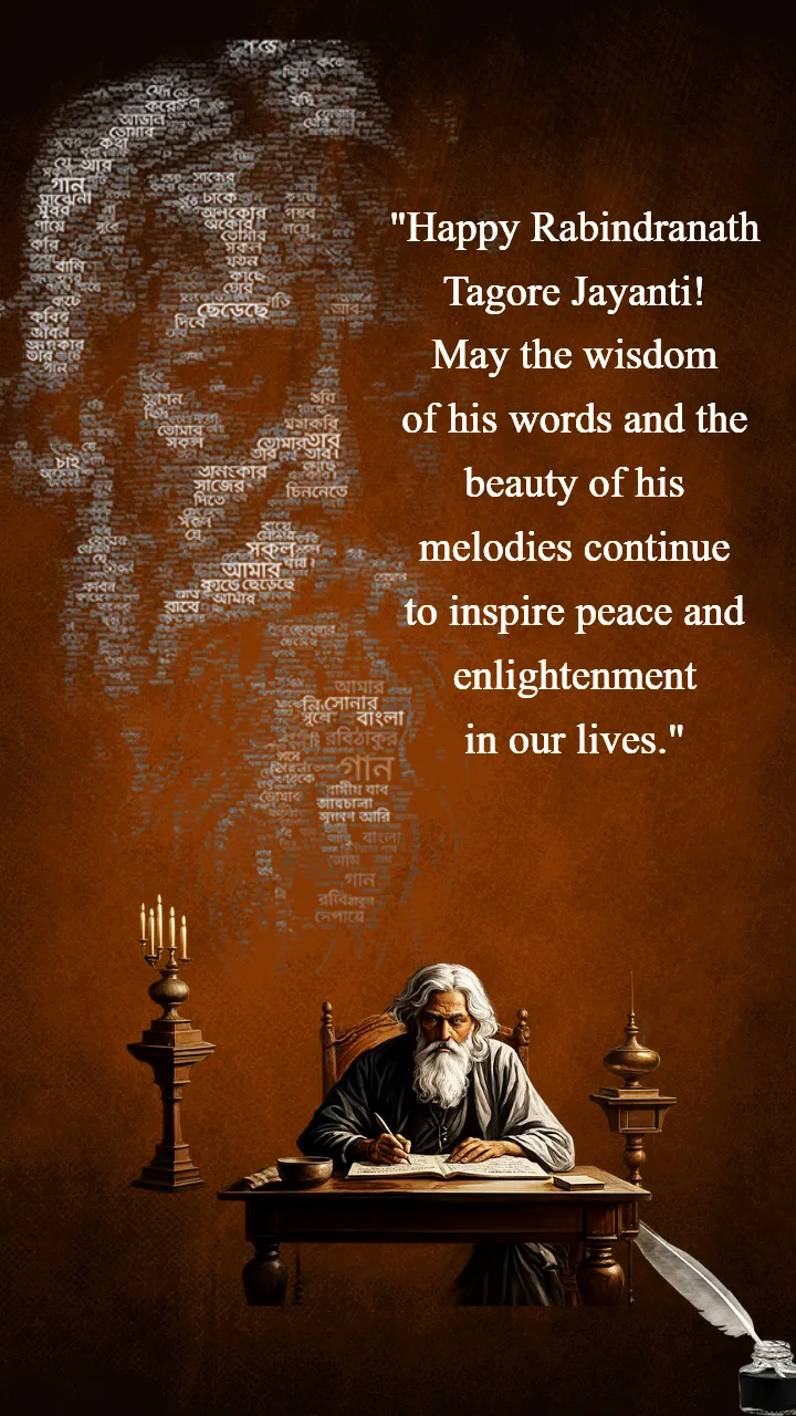 Rabindranath Tagore Jayanti WhatsApp Status Video