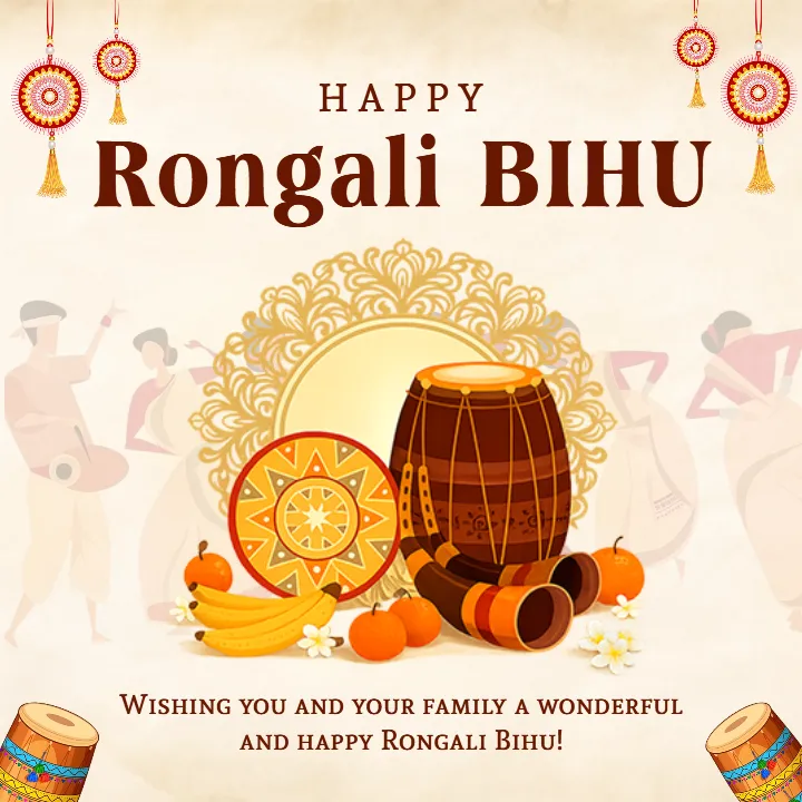 Happy Bohag Bihu Image in English Online Free HD Download