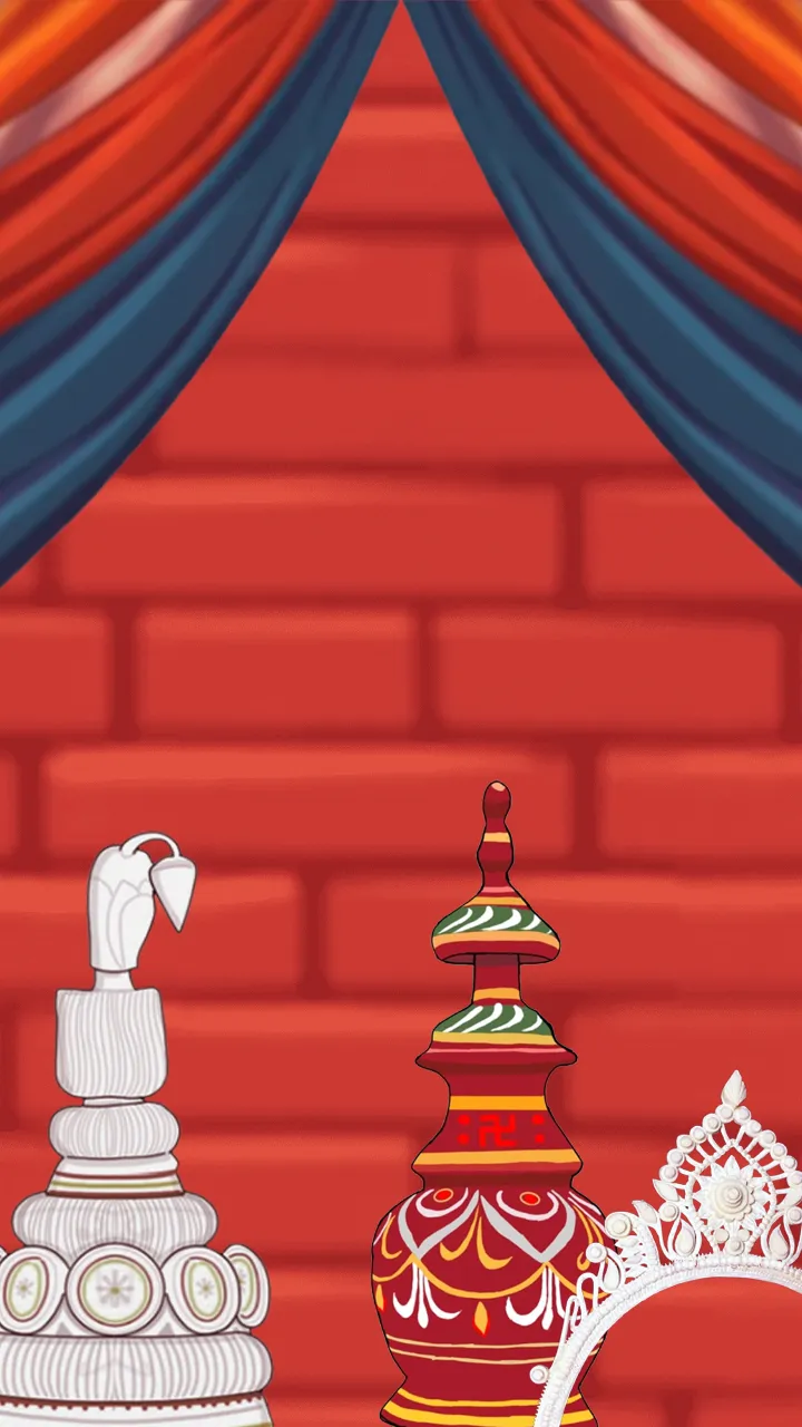 bengali wedding invitation video in traditional style