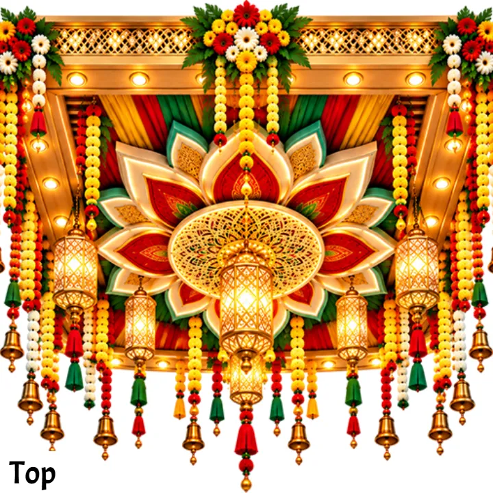 Navratri 3D Mandap Design Ideas for Pandal Decoration
