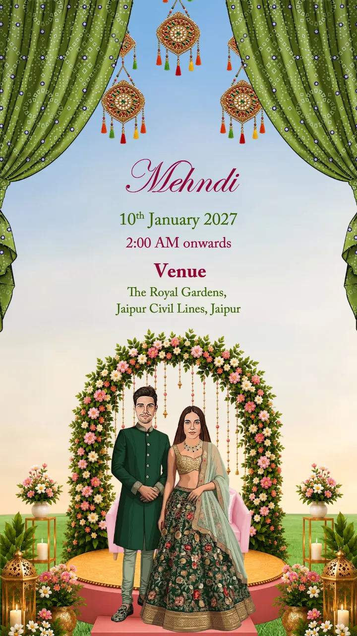 Wedding Invitation Video for Royal Traditional Wedding