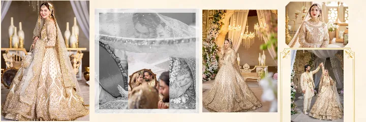 Muslim Wedding Album PSD Royal Nikah Couple Memory Design