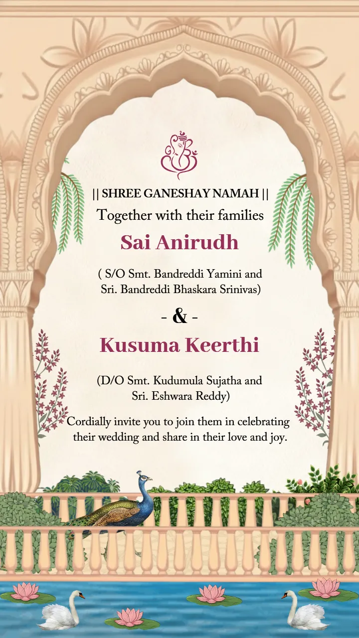 Wedding Invitation Video for classic Indian weddings