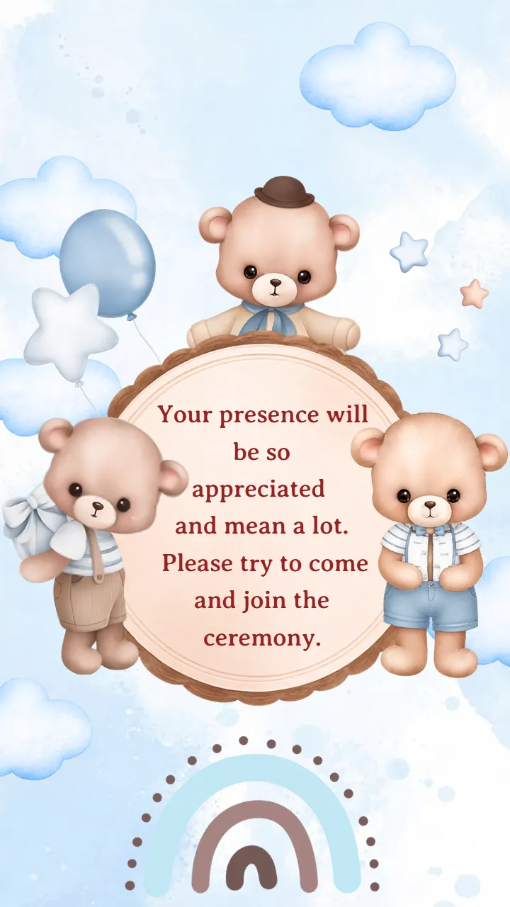 Chhathi Ceremony Video Invitation for Baby Boy Event