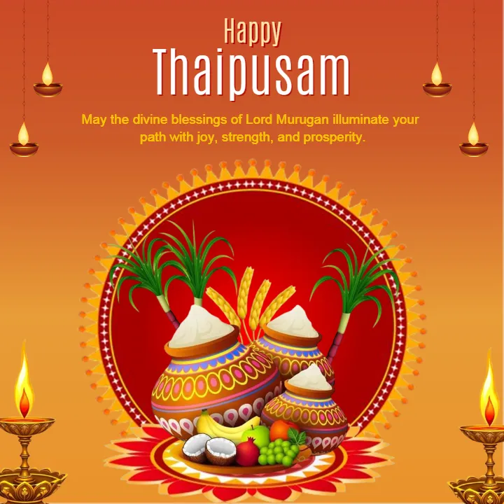 Beautiful Thaipusam Festival Wishes to Share with Loved Ones