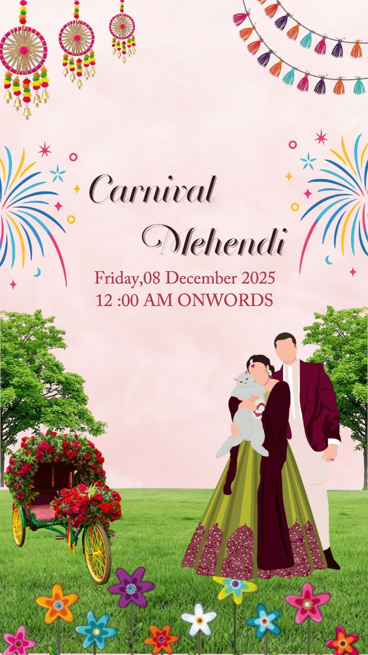 Romantic Video Invite for Wedding Announcement