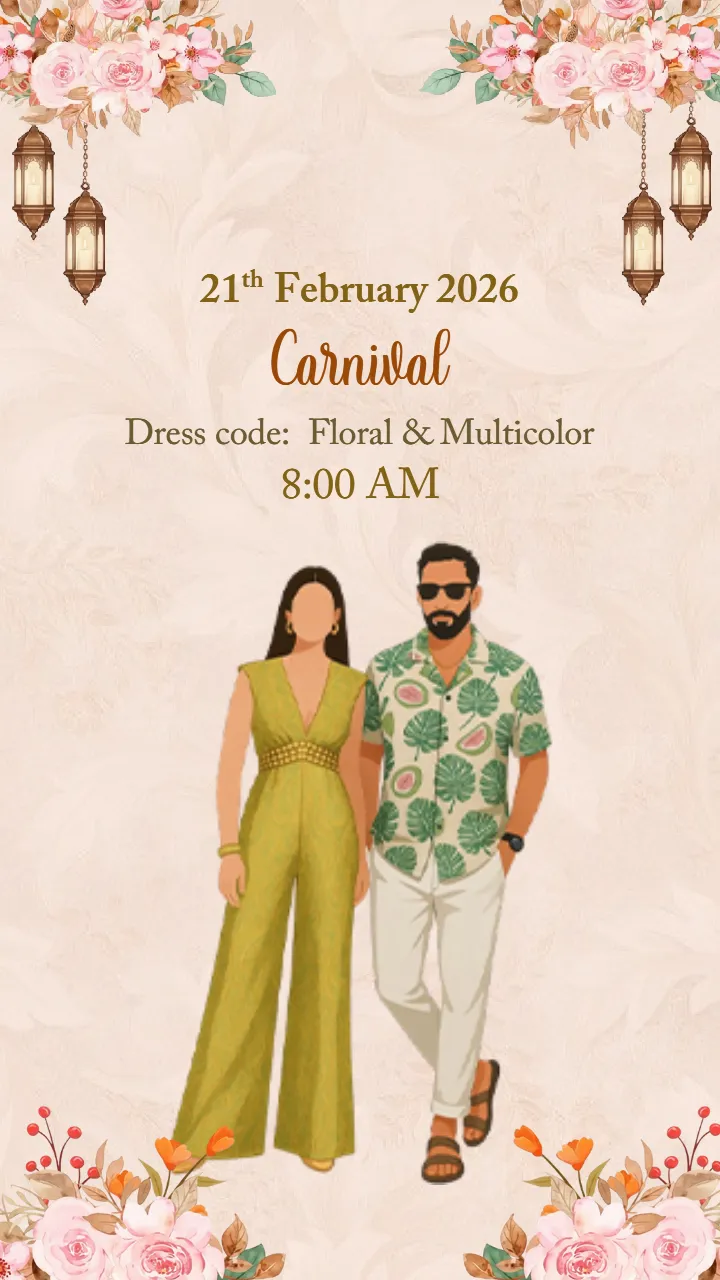 wardrobe planner video for multi day wedding celebrations