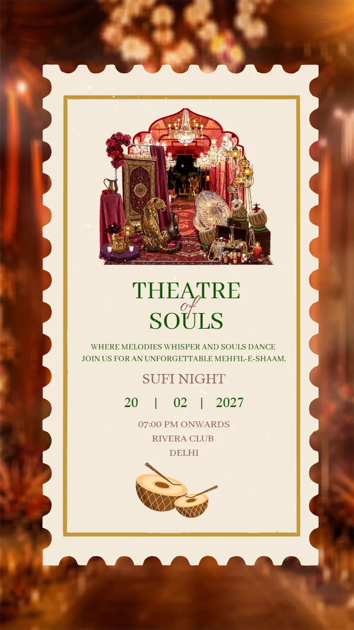 Wedding Invitation Video for a Grand Theatrical Wedding