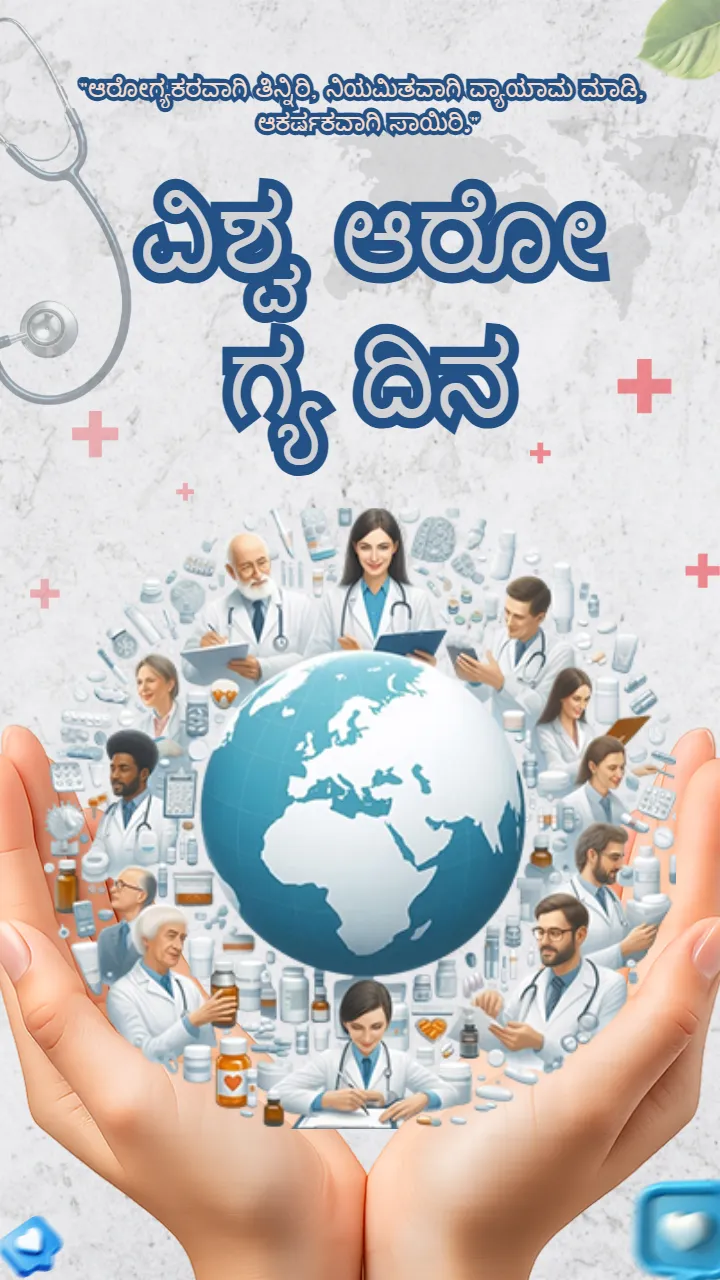 Unique World Health Day Quotes in Kannada HD for Everyone