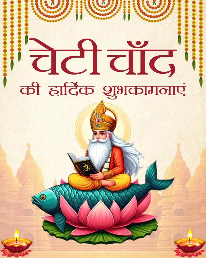 Latest Cheti Chand Festival Photo in Hindi Online for Share