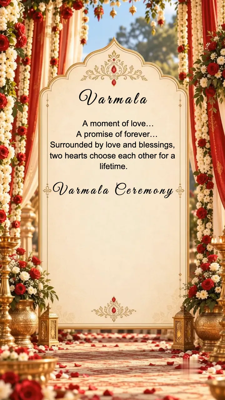 Wedding Invitation Video with Rajwadi Royal Wedding Design