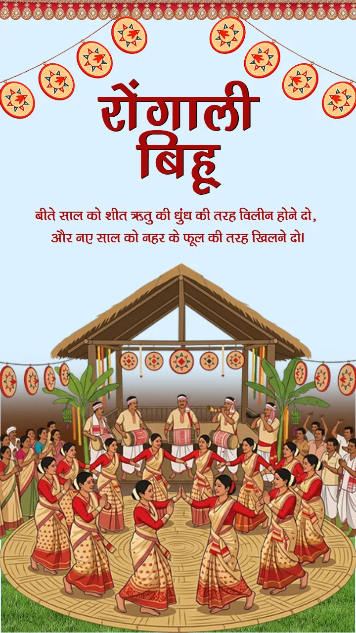 Rongali Bihu Image Download with Beautiful HD Images