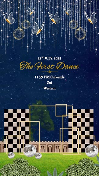 Royal Wedding Invitation with Classic Cultural Charm