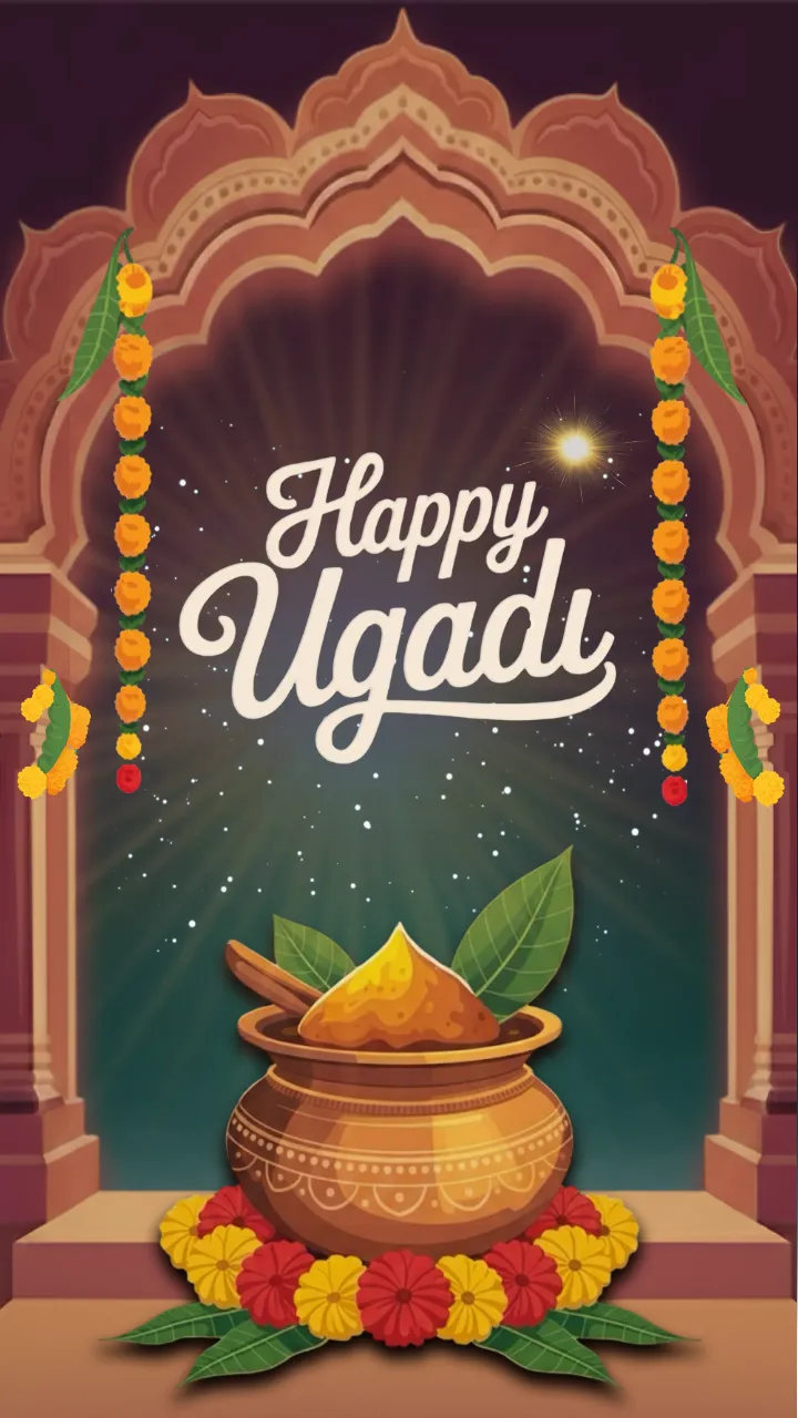 Beautiful Ugadi Images in English with Wishes and Greetings