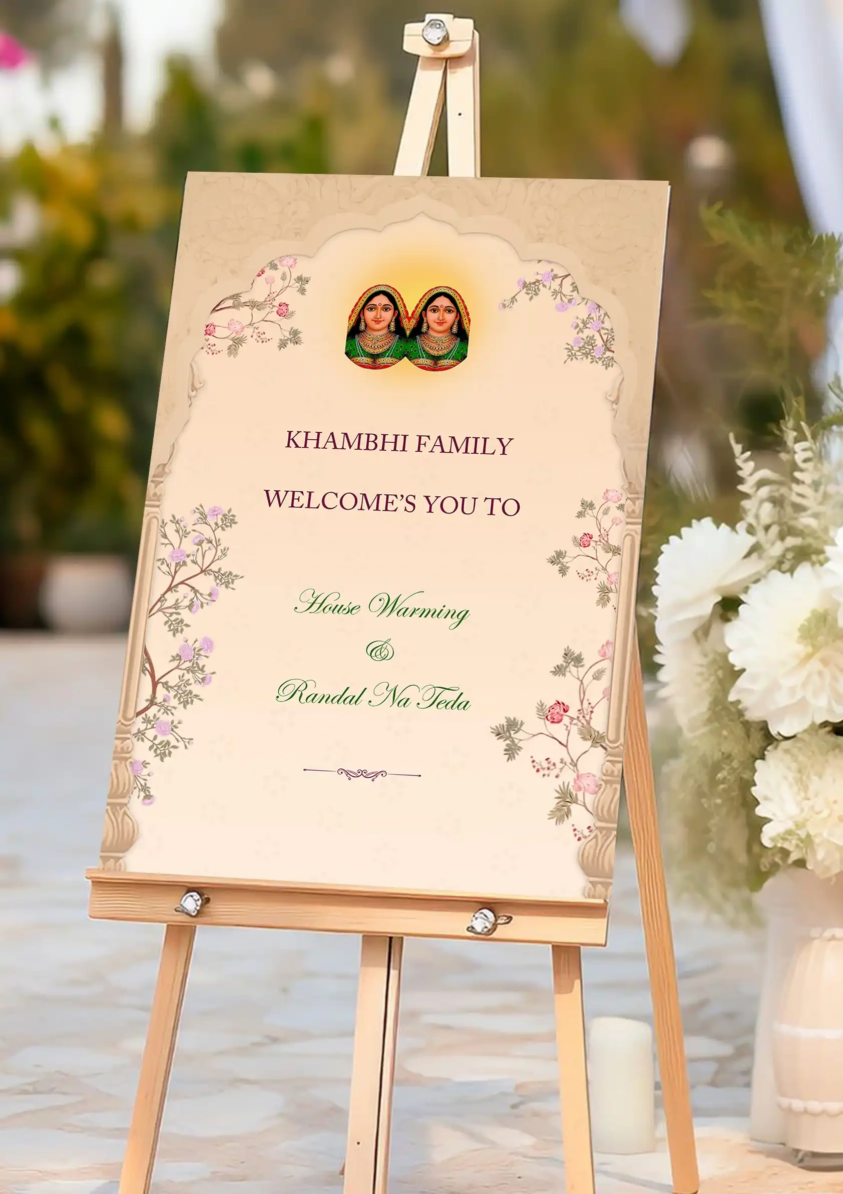 Beautiful Housewarming Welcome Board Template
