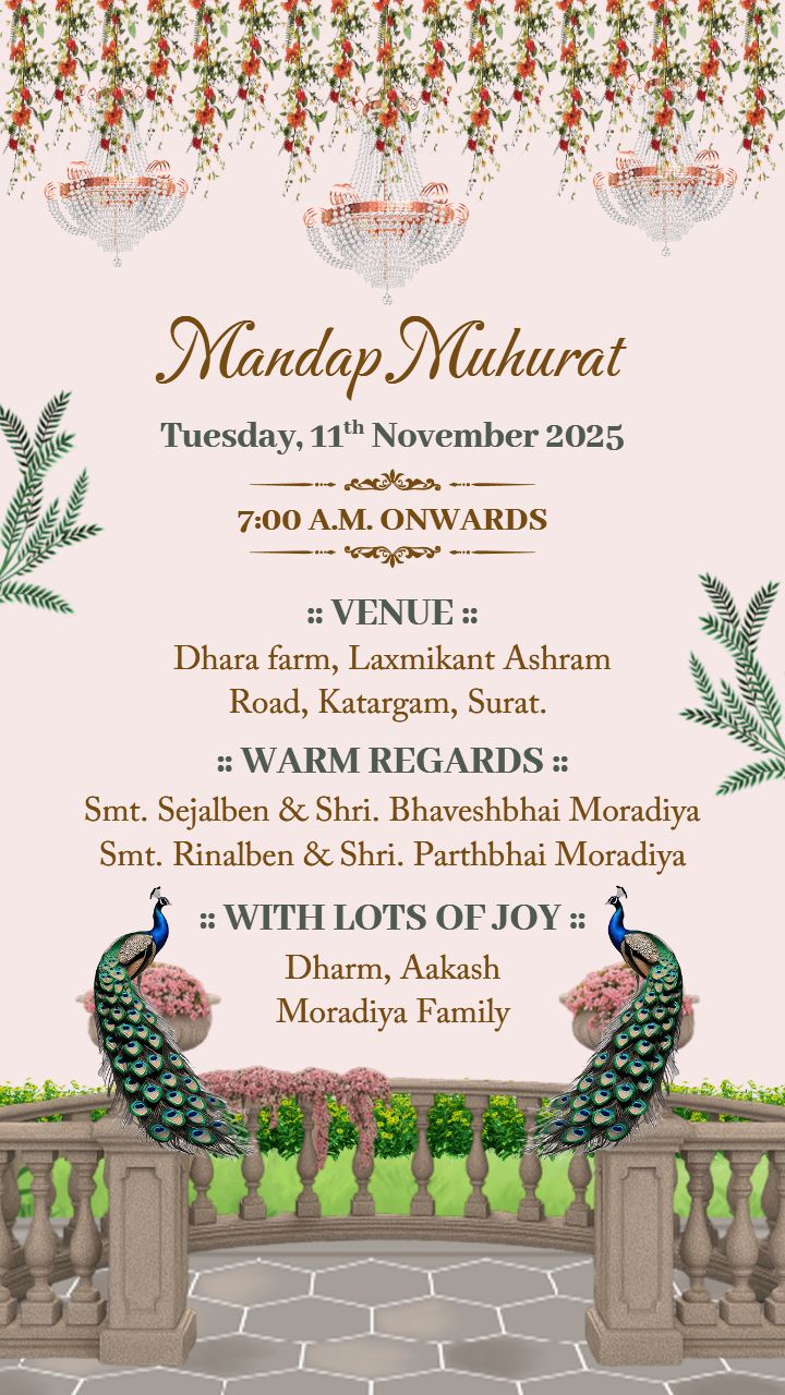 Wedding Invitation Card Maker with HD Templates