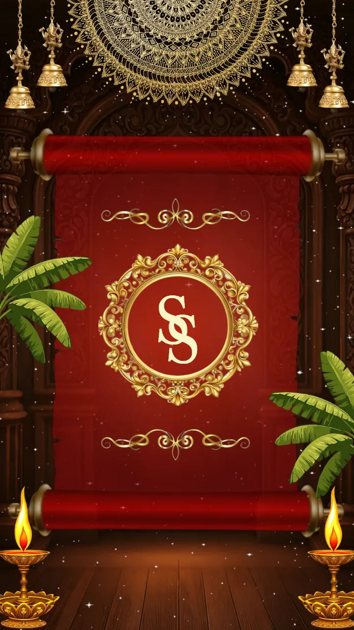 Marathi Wedding Invitation Video Classic Mandap Design